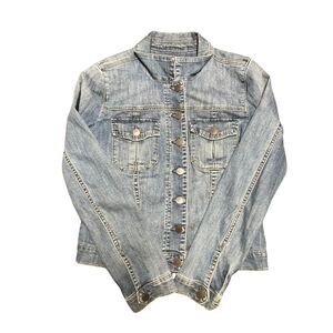 Kut Light Wash Denim Jacket – Women’s Small – Classic Casual Layer